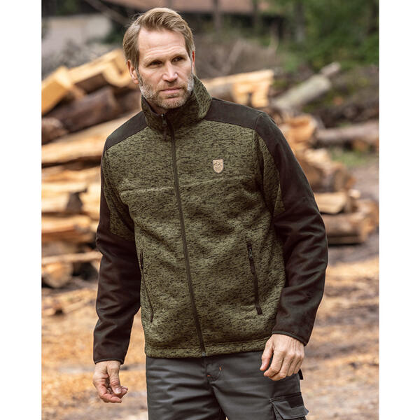 Grobstrick Jagd- & Freizeit-Wendejacke