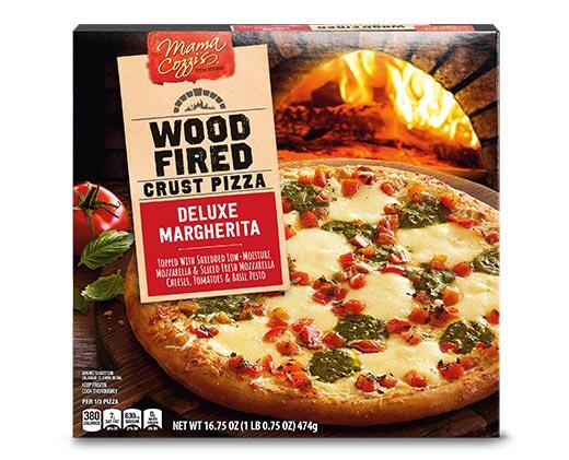Mama Cozzi's Pizza Kitchen 
 Wood Fired Pizza Deluxe Margherita or Marinated Vegetable