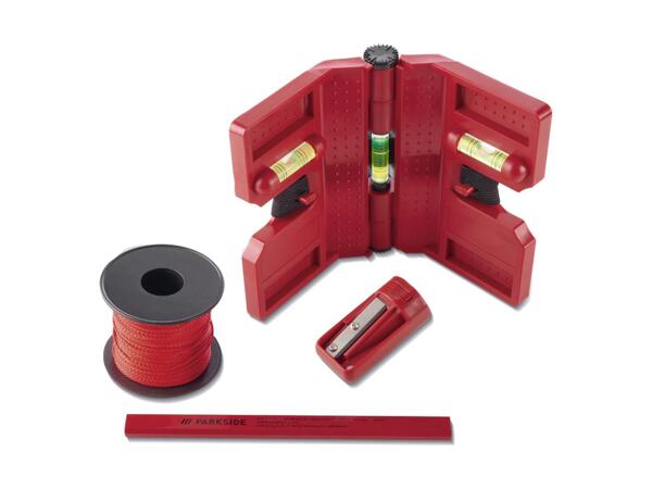 Eckwasserwaage-Set, 4-teilig