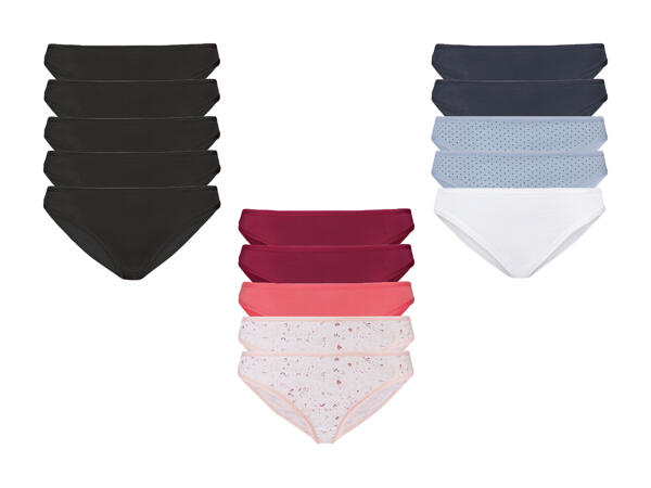 Slips taille basse, lot de 5
