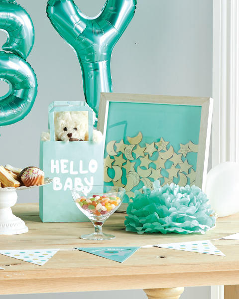 Baby Shower Wooden Guestbook
