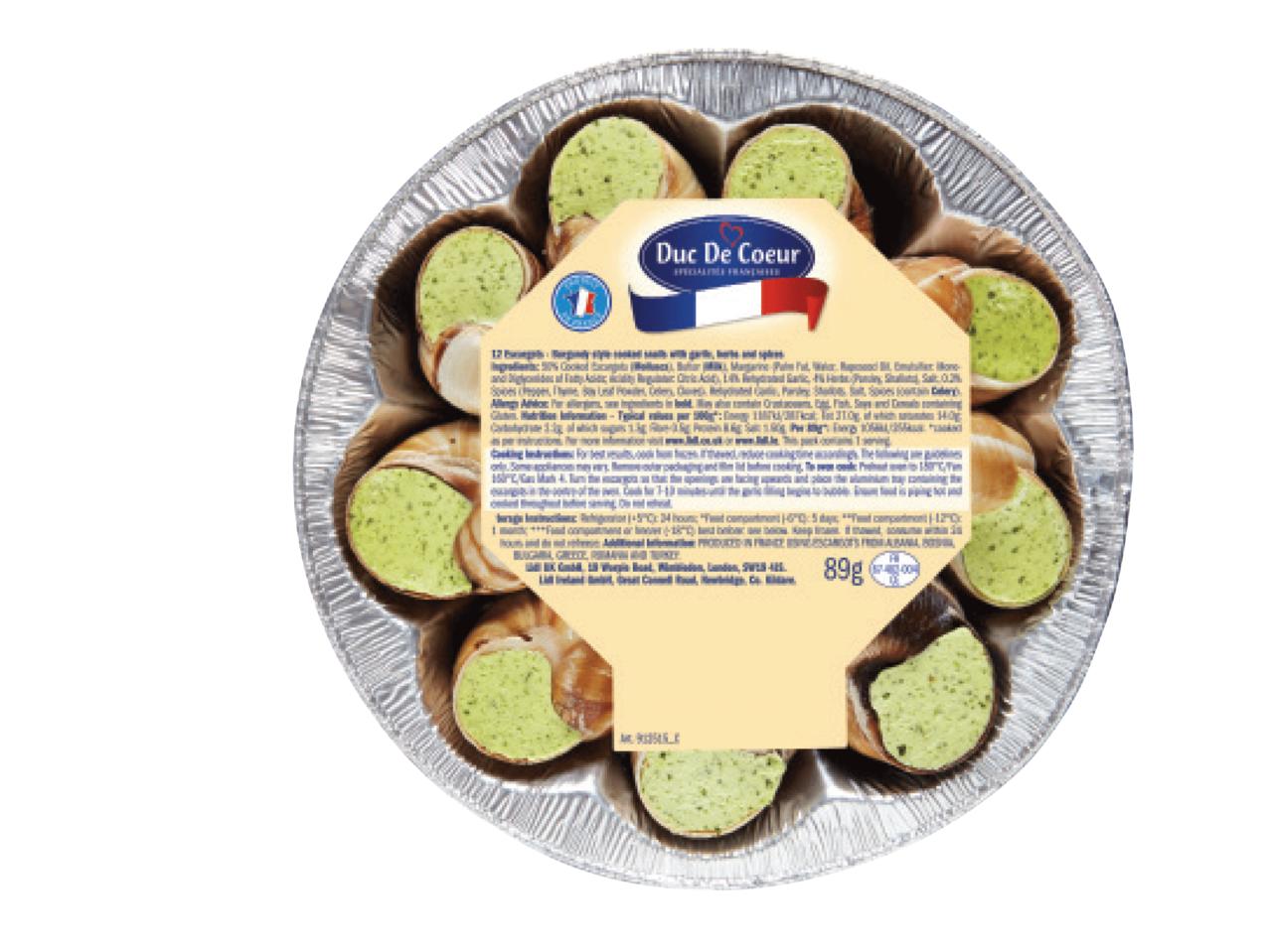 DUC DE COEUR Filled Escargots