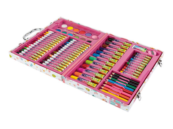 Crelando Kids' Art Case - 76 piece set