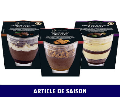 GOURMET 
 DESSERT EN POT