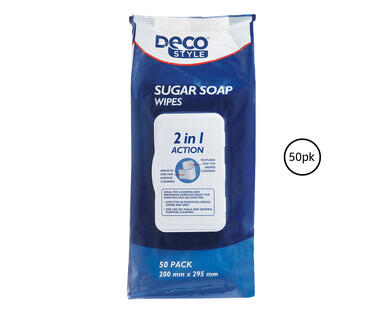 Sugar Soap Wipes 50pk