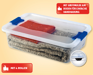 EASY HOME(R) Mehrzweckbox mit Rollen