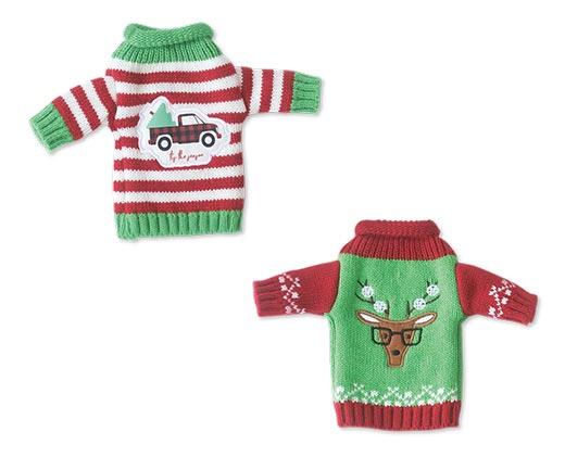 Merry Moments 
 Ugly Sweater Wine Bottle Cover
