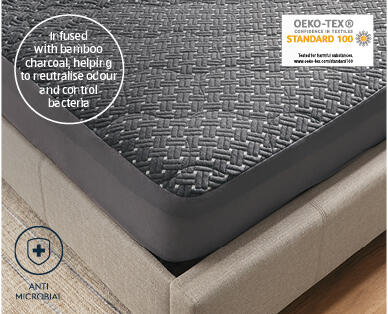 Bamboo Charcoal Mattress Protector – Queen Size