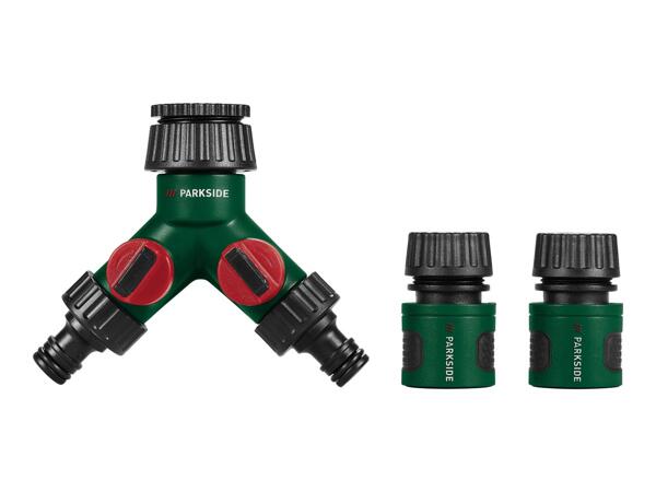 Parkside 2-Way Valve with Connector Set - 3 Piece Set