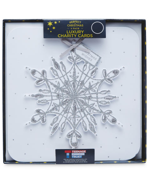 Charity Luxury Snowflake Cards