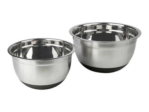 Ernesto Stainless Steel Mixing Bowls – 2 Pack