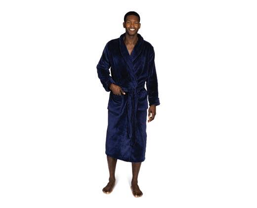Royal Class 
 Men's Micro Plush Bathrobe