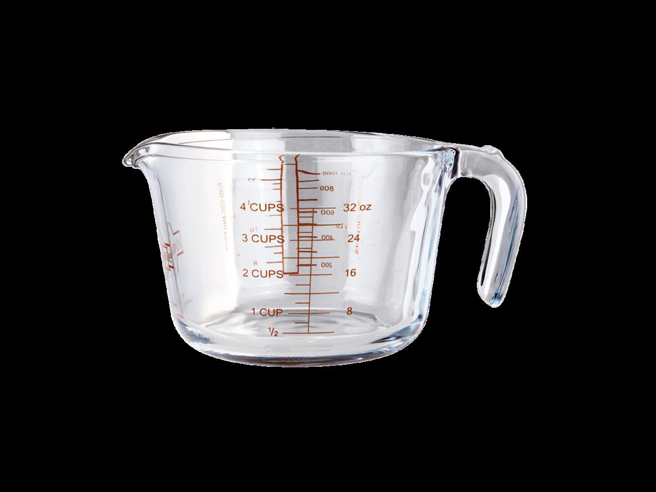 O'CUISINE(R) Fad/målebæger i glas