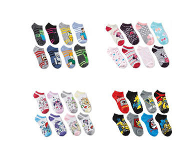 Children's Licensed 8 Pack Socks