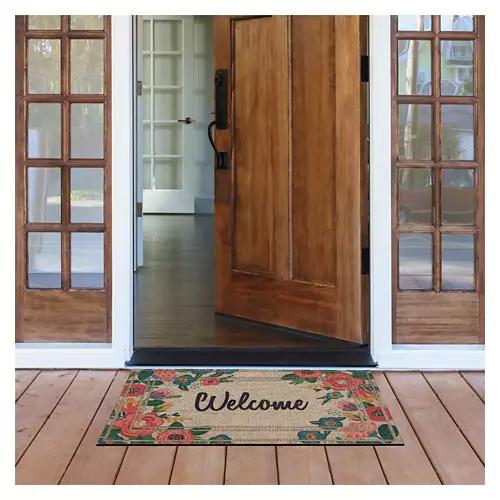 18" x 30" Soho Mat - Welcome Flowers