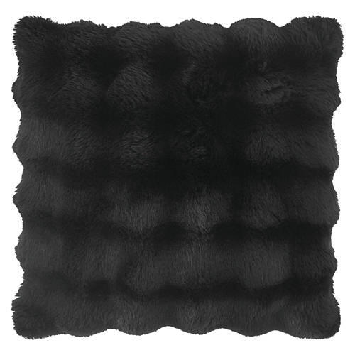 20" x 20" Cozy Accent Pillow, Black Bubble