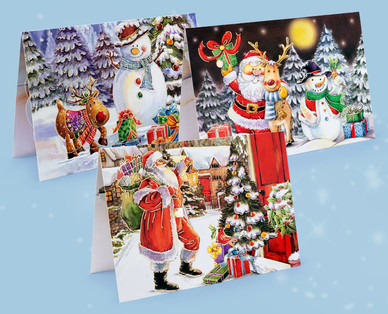 Weihnachtskarten mit Pop-up-Effekt