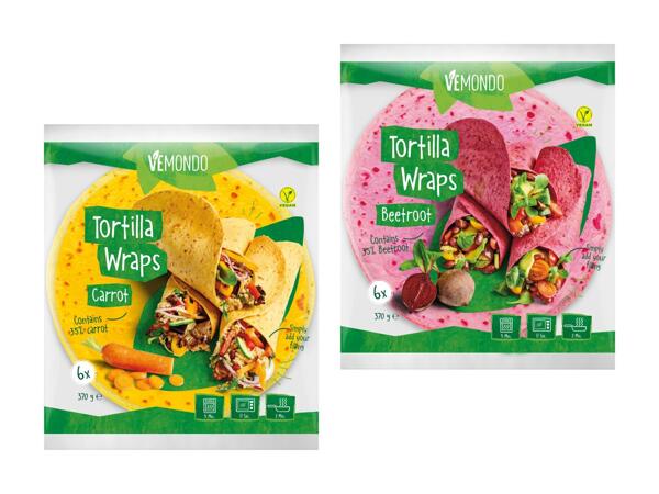 Gemüse Wraps