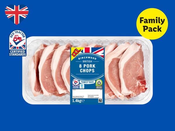 Birchwood 8 British Pork Chops