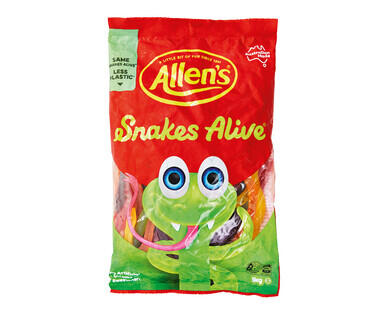 Allen's Party Mix or Snakes Alive 1kg