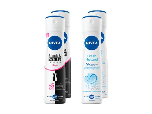 Déodorant spray Nivea, pack de 2