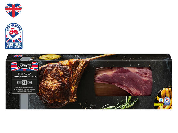 Deluxe Dry Aged British Beef Tomahawk Steak