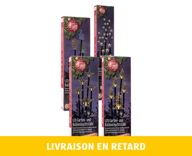 BAGUETTES LUMINEUSES LED POUR BALCON/JARDIN