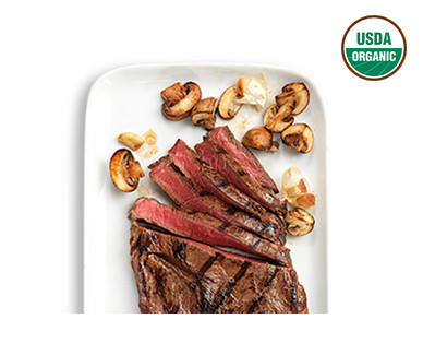 Simply Nature Organic Grass Fed Top Sirloin Steaks