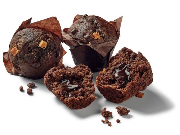Muffin triple chocolat