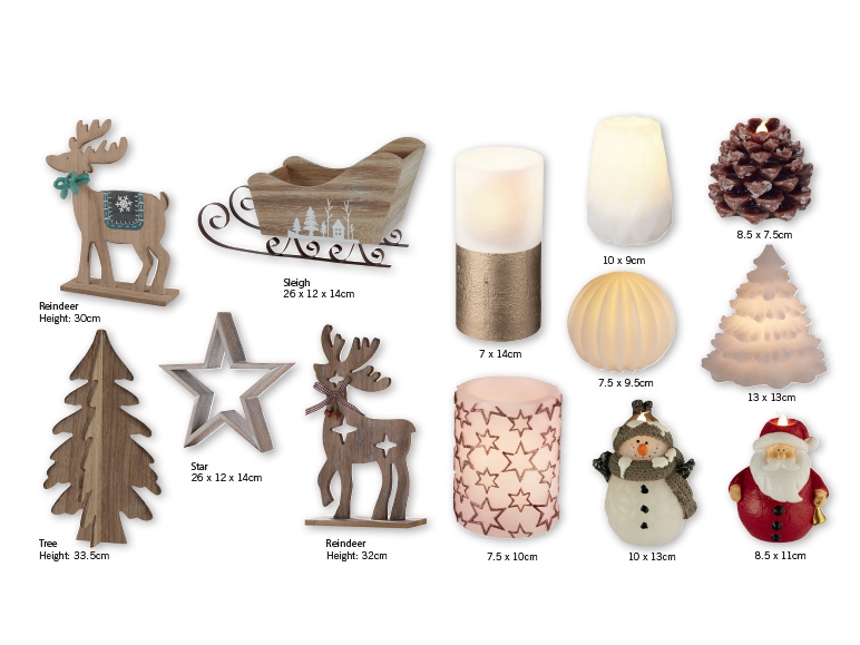 MELINERA LED Real Wax Candle
