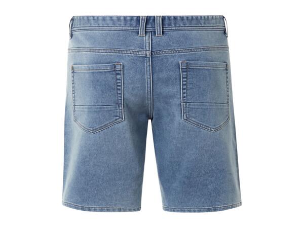 Esmara Men Men's Blue Jersey Denim Shorts