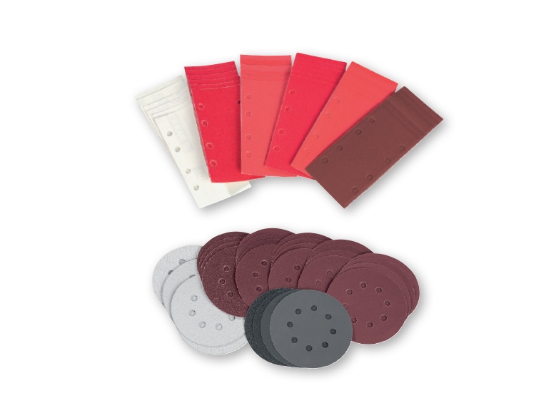PARKSIDE(R) Sanding Disc Set/Orbital Sander Paper Set