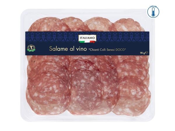 Italiamo Salami with Chianti Wine