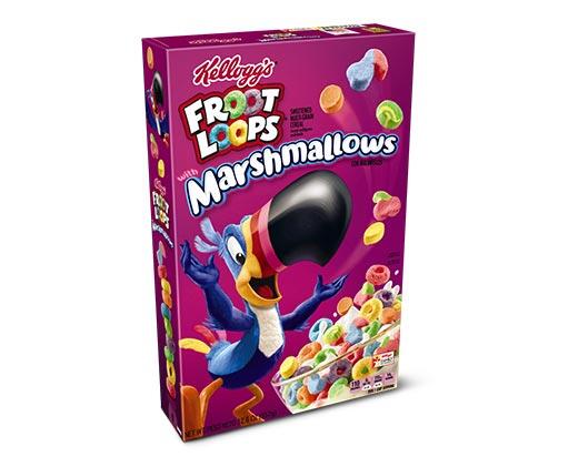 Kellogg's 
 Froot Loops or Apple Jacks with Marshmallows
