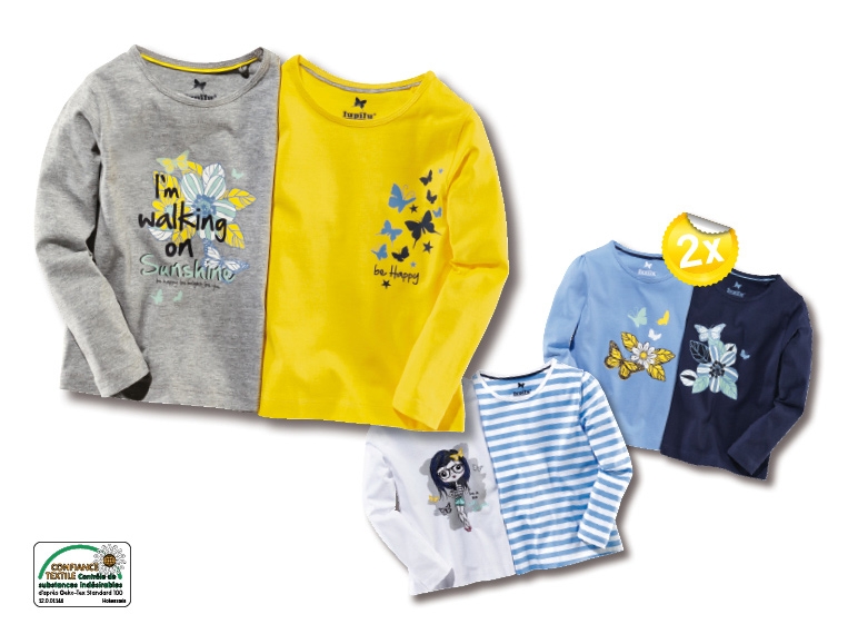 Tee-shirts à manches longues, lot de 2