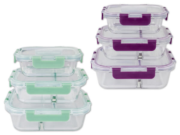 Glas Frischhaltedosen, 3er-Set