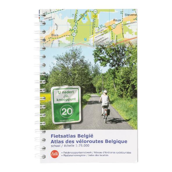 Falk(R) Fietsatlas of wandelrouteboek België