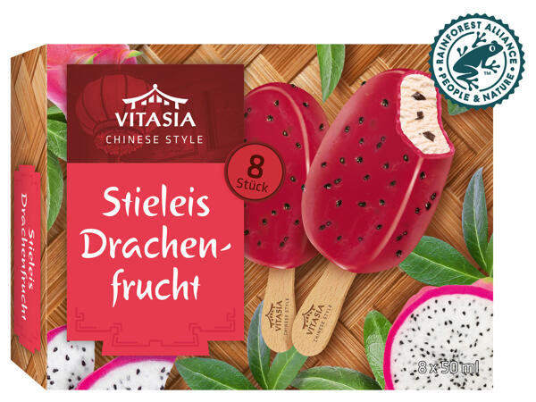 Stieleis Drachenfrucht