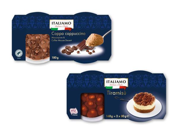Tiramisu eller italiensk dessert