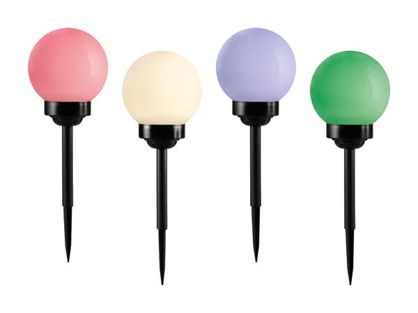 Boules lumineuses solaires à LED