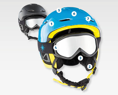 Casque de sports d'hiver pour enfants et ados INOC