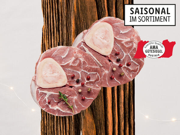 Frisches Kalbs-Ossobuco aus Tirol