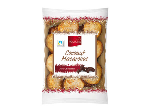 Favorina Dark Chocolate Coconut Macaroons