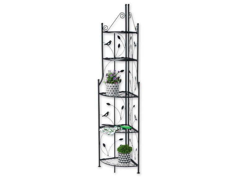 FLORABEST Corner Plant Stand 49 x 177.5 x 36cm