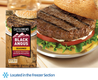 Cattlemen's Ranch Seasoned or Jalapeño Black Angus Patties