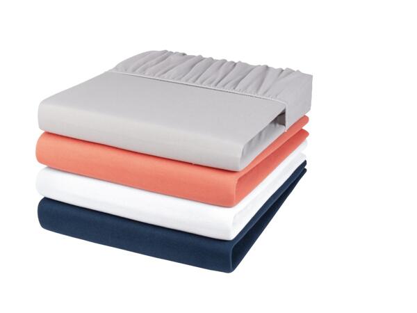 Livarno Home Jersey Fitted Sheet Set