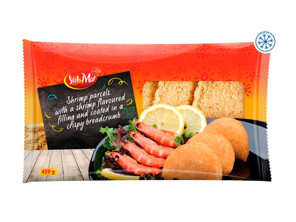 Sol & Mar Shrimp Parcels with Shrimp Flavoured Filling in Crispy Breadcrumb