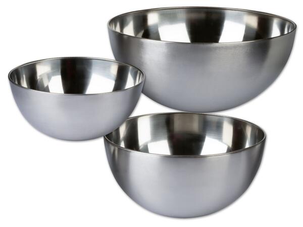 Edelstahl-Schüssel-Set, 3-teilig