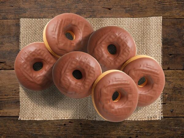 Donuts au chocolat XXL