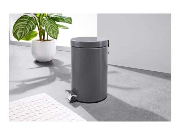 Livarno Home Grey Pedal Bin